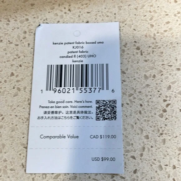 kate spade Kenzie NWT Iridescent Lavender Card Holder MSRP $99 - Picture 5 of 6